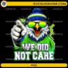 We Did Not Care Seattle football PNG eagle fan art design