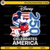 America 250 patriotic cartoon mouse SVG design USA celebration