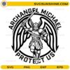 Archangel Michael SVG warrior angel protect us design