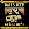 Funny camping SVG camper trailer vintage mountain design
