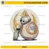 BB8 Droid PNG cute sci-fi robot digital design