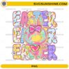 cute labubu easter bunny png colorful easter lettering with bunny character