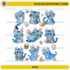 Derpy Tiger Easter Bunny PNG KPop Demon Hunters blue cat design