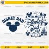 Disney Dad Era SVG PNG funny dad shirt design with Mickey style elements