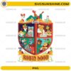 Disney Robin Hood Characters PNG vintage shield cartoon design