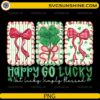 Happy Go Lucky PNG St Patrick’s Day bow and shamrock design
