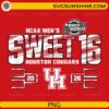 Houston Cougars Sweet 16 2026 March Madness PNG design