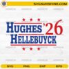 Hughes 26 Hellebuyck SVG hockey fan name number design
