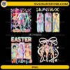 Huntrix Easter Vibes PNG Pack with Kpop style characters and Easter eggs