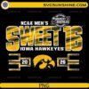 iowa hawkeyes sweet 16 2026 mens march madness png design