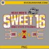 iowa state cyclones sweet 16 2026 ncaa march madness png design