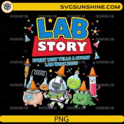 Lab Story PNG &ndash; Lab Week 2026 Cute Science Characters Design for T-Shirts
