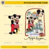 Magic Kingdom Mickey Minnie PNG Disney castle Peter Pan ride design