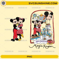 Magic Kingdom Mickey Minnie PNG Disney castle Peter Pan ride design