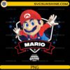 Mario PNG champion badge style Super Mario Galaxy design with banner