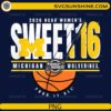 michigan wolverines sweet 16 2026 womens march madness png design