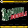 Mountain Doodle dog SVG design for dog lovers crafting