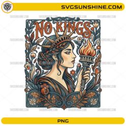 no kings statue of liberty png vintage patriotic freedom design
