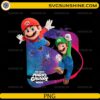 Super Mario Galaxy Movie PNG Mario and Luigi space adventure design