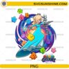 Super Mario Galaxy PNG Mario Rosalina Luma stars colorful galaxy design