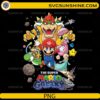 Super Mario Galaxy PNG design Mario Bowser Peach Yoshi space adventure