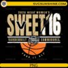 vanderbilt commodores sweet 16 2026 womens march madness png design