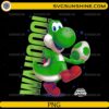 Yoshi PNG green cartoon character with egg galaxy design