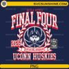 2026 NCAA Men’s Final Four UConn Huskies Lucas Oil Stadium vintage PNG design