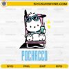 Pochacco summer SVG with sunglasses and drink relaxing