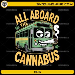 funny cannabus stoner bus weed 420 PNG design