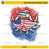 American flag crab patriotic 4th of July beach PNG design