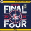 Arizona Wildcats 2026 NCAA Final Four basketball PNG design
