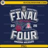 Arizona Wildcats 2026 NCAA Men’s Basketball Final Four PNG design