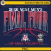 Arizona Wildcats 2026 NCAA Men’s Final Four PNG bold typography design
