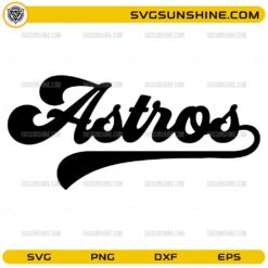 Astros script logo with cursive lettering and swoosh underline
