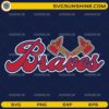 Atlanta Braves SVG logo with crossed tomahawks
