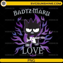 cute cartoon rock star character playing guitar with purple flames edgy design