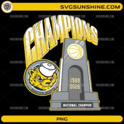 Basketball national champion trophy PNG design
