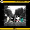 cute kawaii cartoon characters walking on crosswalk street style design
