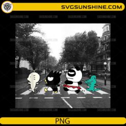 cute kawaii cartoon characters walking on crosswalk street style design