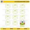 cute frog face SVG bundle cartoon frog head design with big eyes