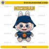 Cute Michigan basketball cartoon character PNG kawaii style
