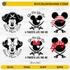 Disney pirate SVG bundle 2026 with Mickey Minnie pirate designs
