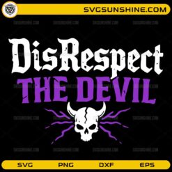 disrespect the devil gothic skull christian SVG PNG design