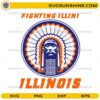 Fighting Illini Illinois SVG mascot logo design