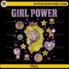 Girl Power Princess retro gaming PNG with cute character and stars