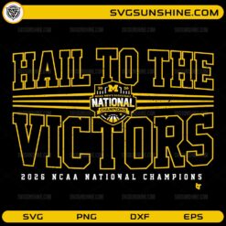 Hail To The Victors SVG basketball champions bold typography design