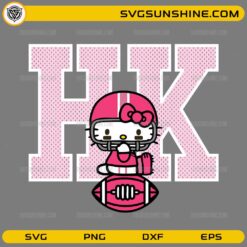 Hello Kitty Football SVG &ndash; Cute Sports SVG File for Cricut & Sublimation