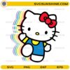 hello kitty rainbow svg cute cartoon kitty with colorful rainbow effect