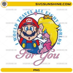 Cute gamer couple love design inspired by retro game characters PNG